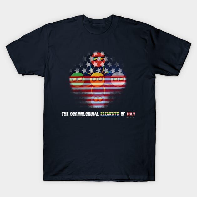 The Cosmological Elements of July T-Shirt by SherringenergyTeez